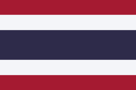 Рисунок 3. Флаг Таиланда.