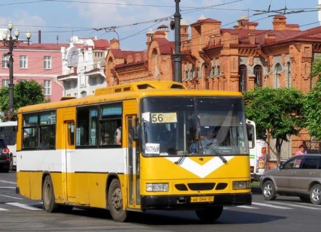 Рисунок 3. Автобус — главный вид общественного транспорта в Хабаровске