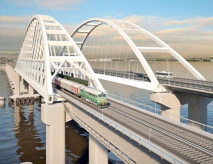 Открытие железнодорожного Крымского моста