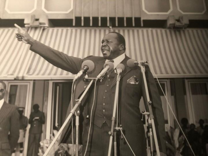Фото: диктатор Иди Амина в музее Уганды в Кампале