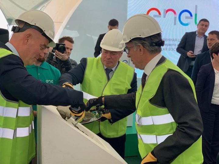 Фото: начало строительства «Азовской ветроэлектростанции», май 2019 г. Источник: Instagram @ golubev.v.u