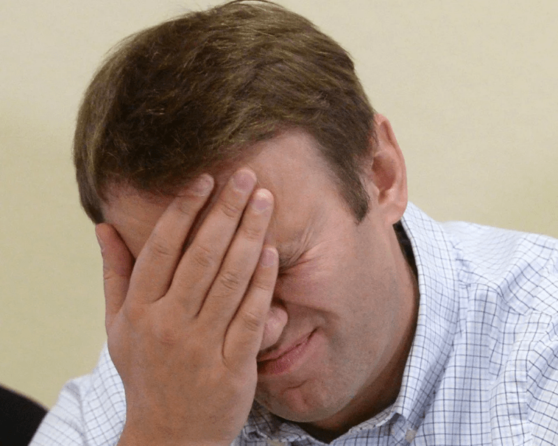 Навальный после после выступления Путина.
