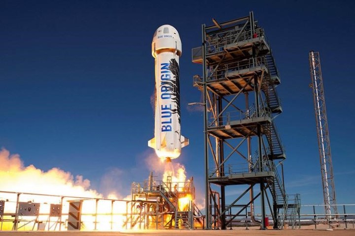запуск ракеты Blue Origin в 2015