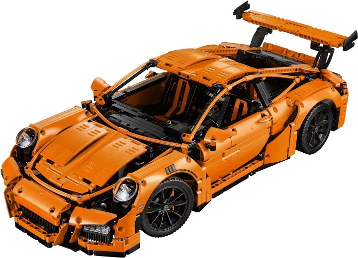 2 место. Lego 42056 technic. Porsche 911 GT3 RS